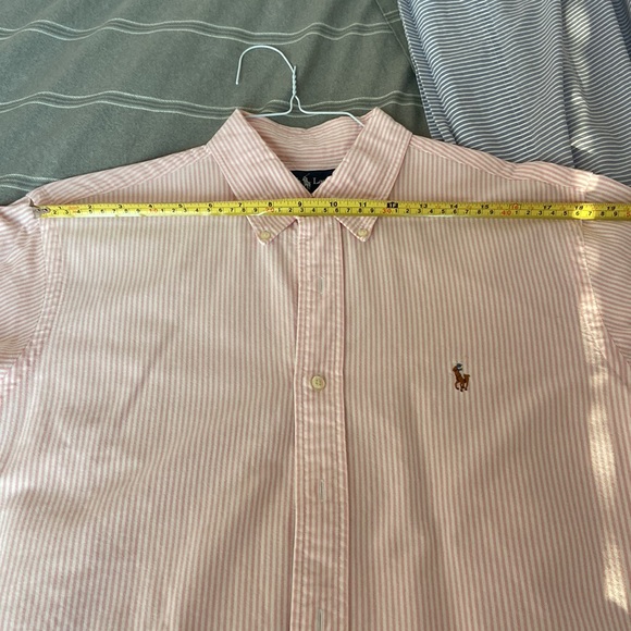 Polo Ralph Lauren - pink/white seersucker dress shirt - Picture 12 of 14